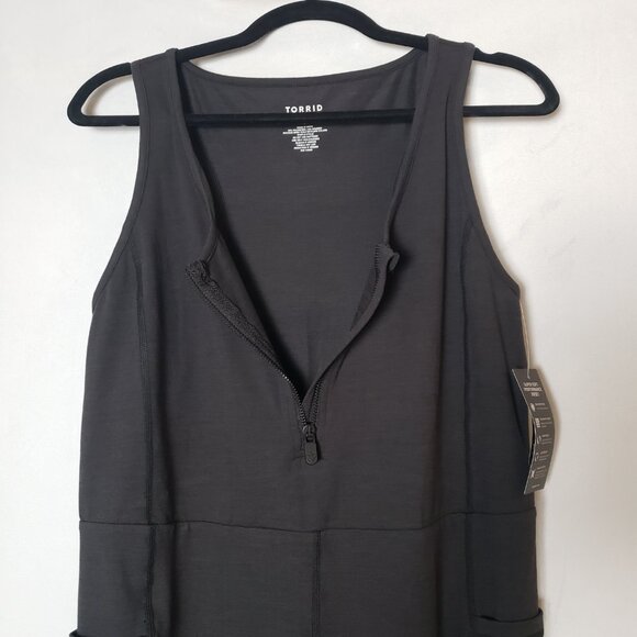 Torrid Active Super Soft Performance Jersey Full Length Active Jumpsuit Size 1 - Picture 6 of 12